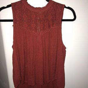American Eagle Burgundy Top